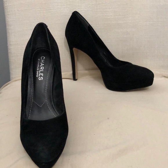 Charles by Charles David Leather Platform Heels Size 6 - Picture 1 of 9